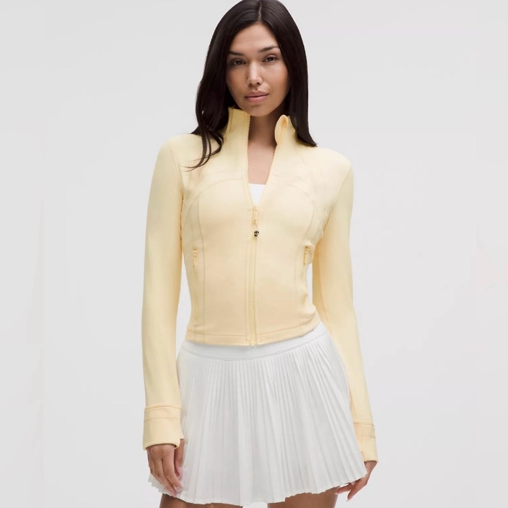 lululemon athletica Pale Yellow Zip-Up Jacket